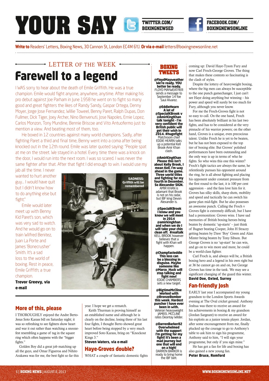 Boxing News Preview Pages