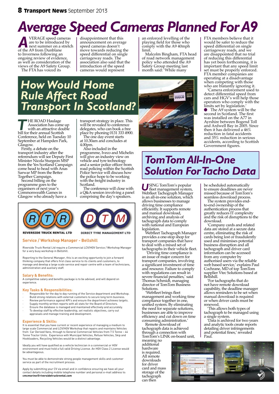 Transport News Preview Pages