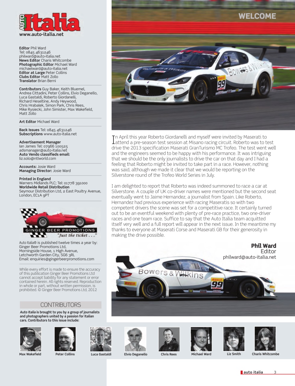 AutoItalia Magazine Preview Pages