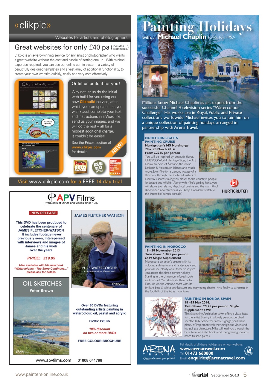 The Artist Preview Pages