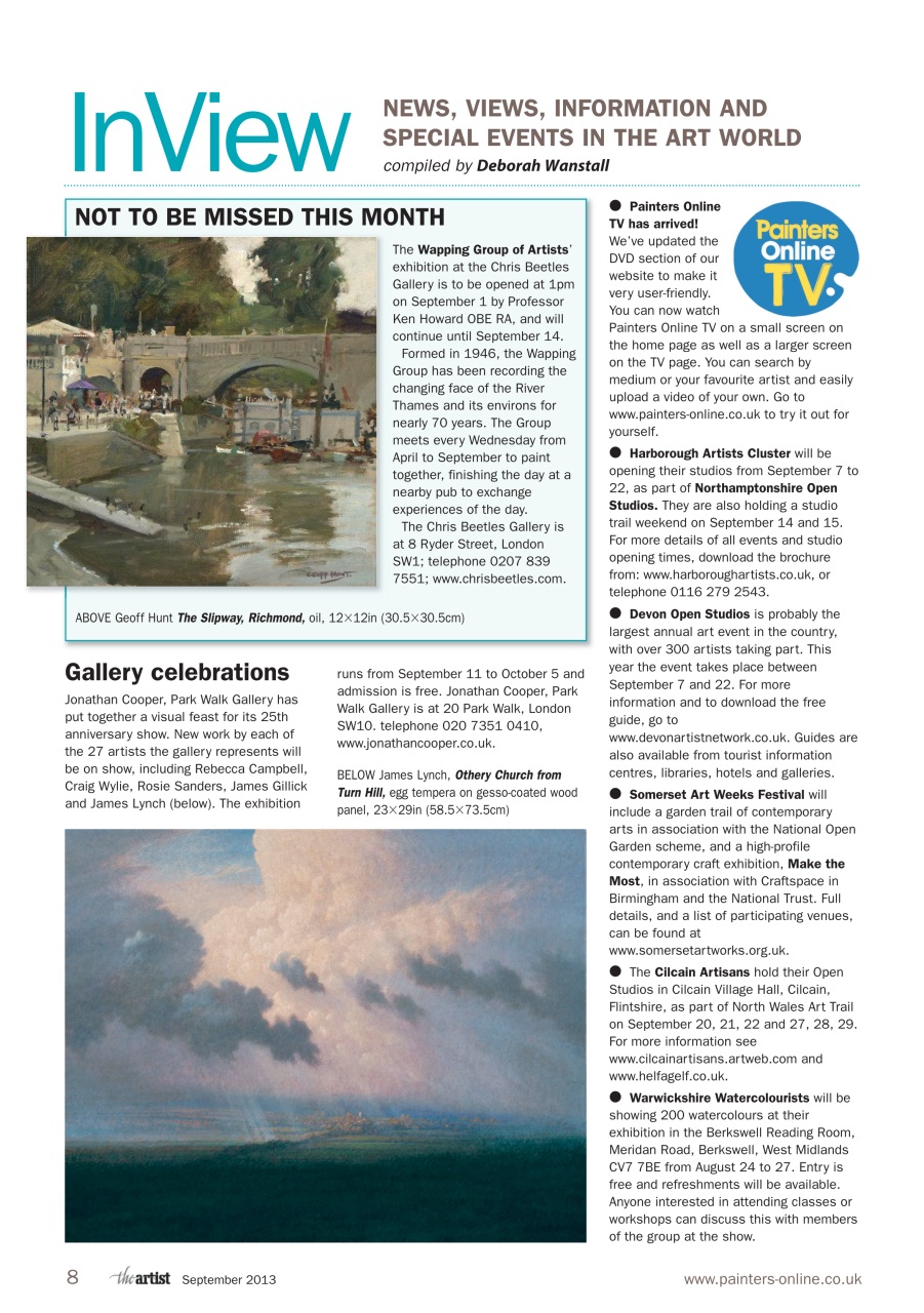 The Artist Preview Pages