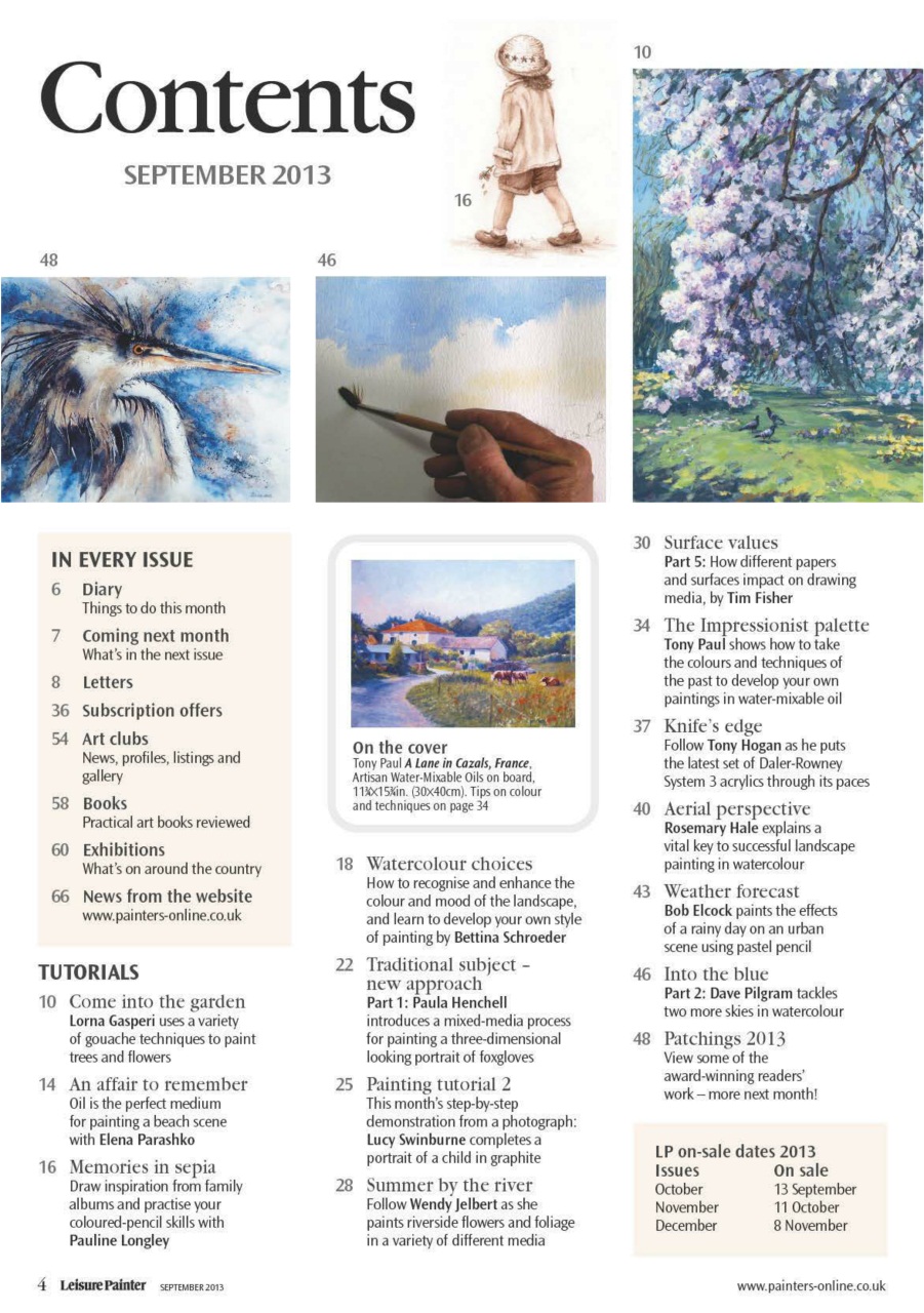 Leisure Painter & The Artist Preview Pages