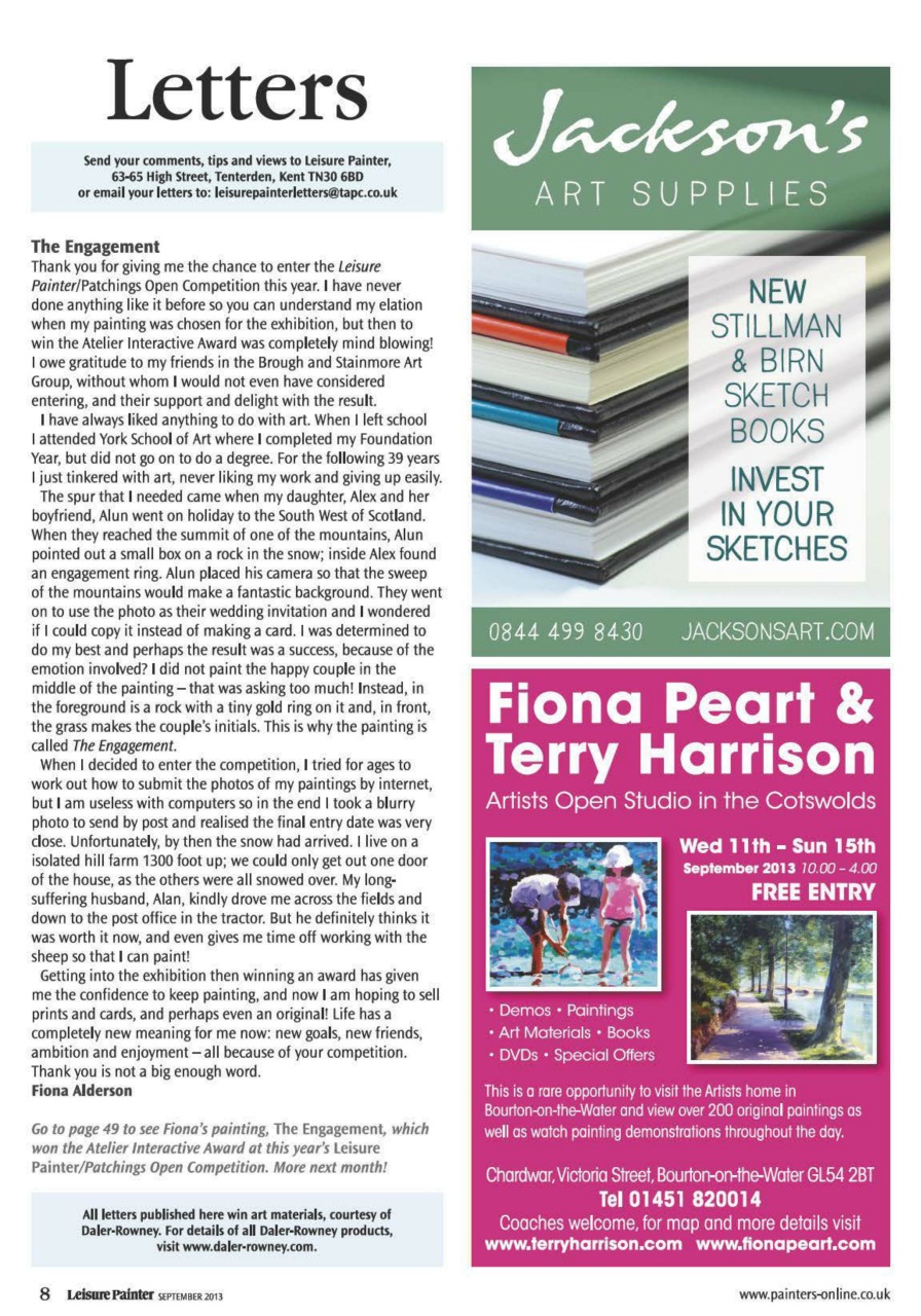 Leisure Painter & The Artist Preview Pages