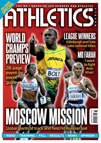 AW – Athletics Weekly Magazine issue AW August 8 2013