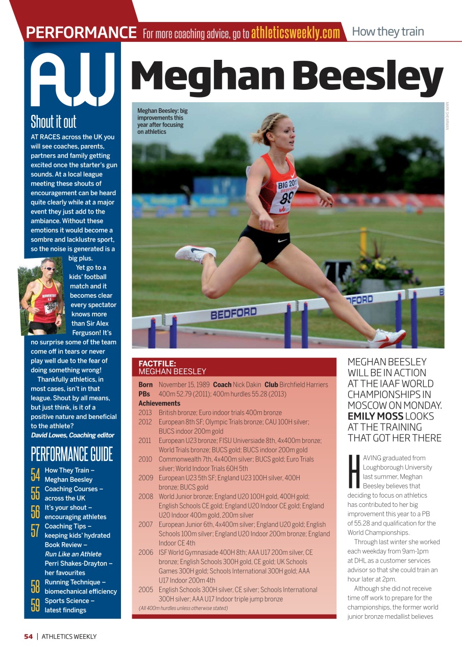 AW – Athletics Weekly Magazine Preview Pages