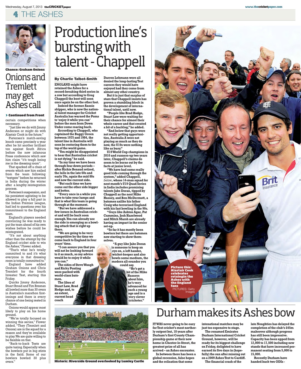 The Cricket Paper Preview Pages