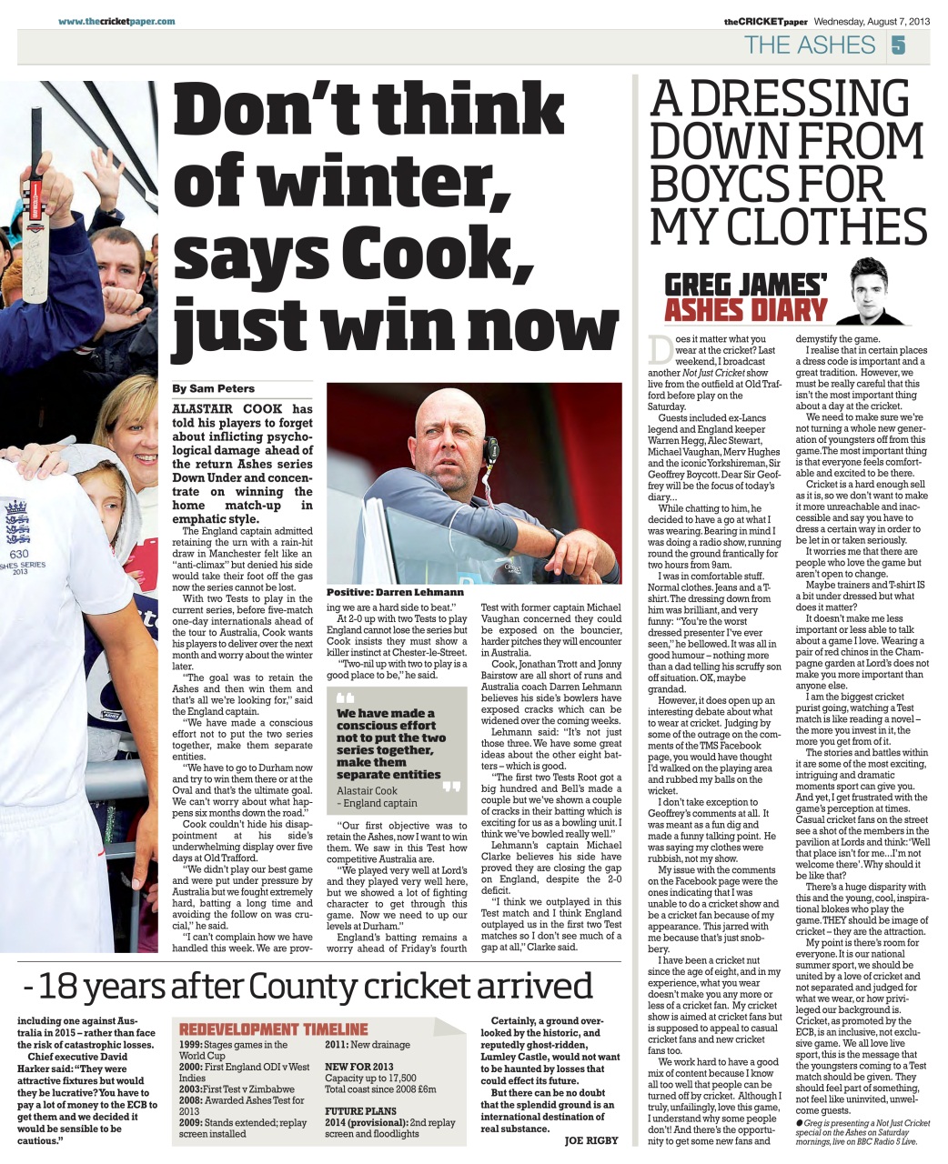 The Cricket Paper Preview Pages
