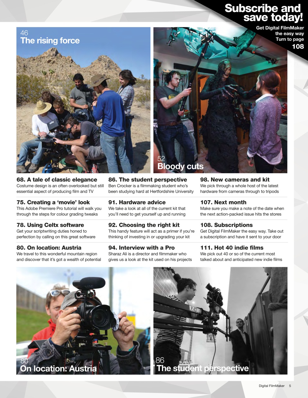 Digital FilmMaker Preview Pages