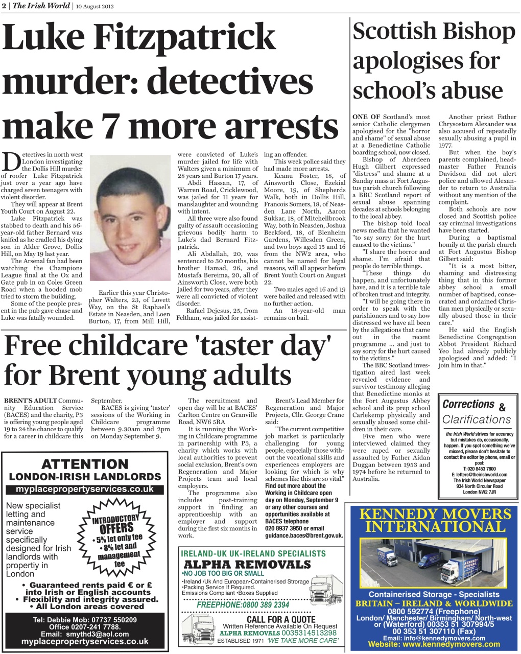 Irish World Preview Pages