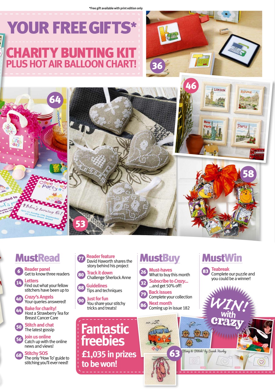 Cross Stitch Crazy Preview Pages