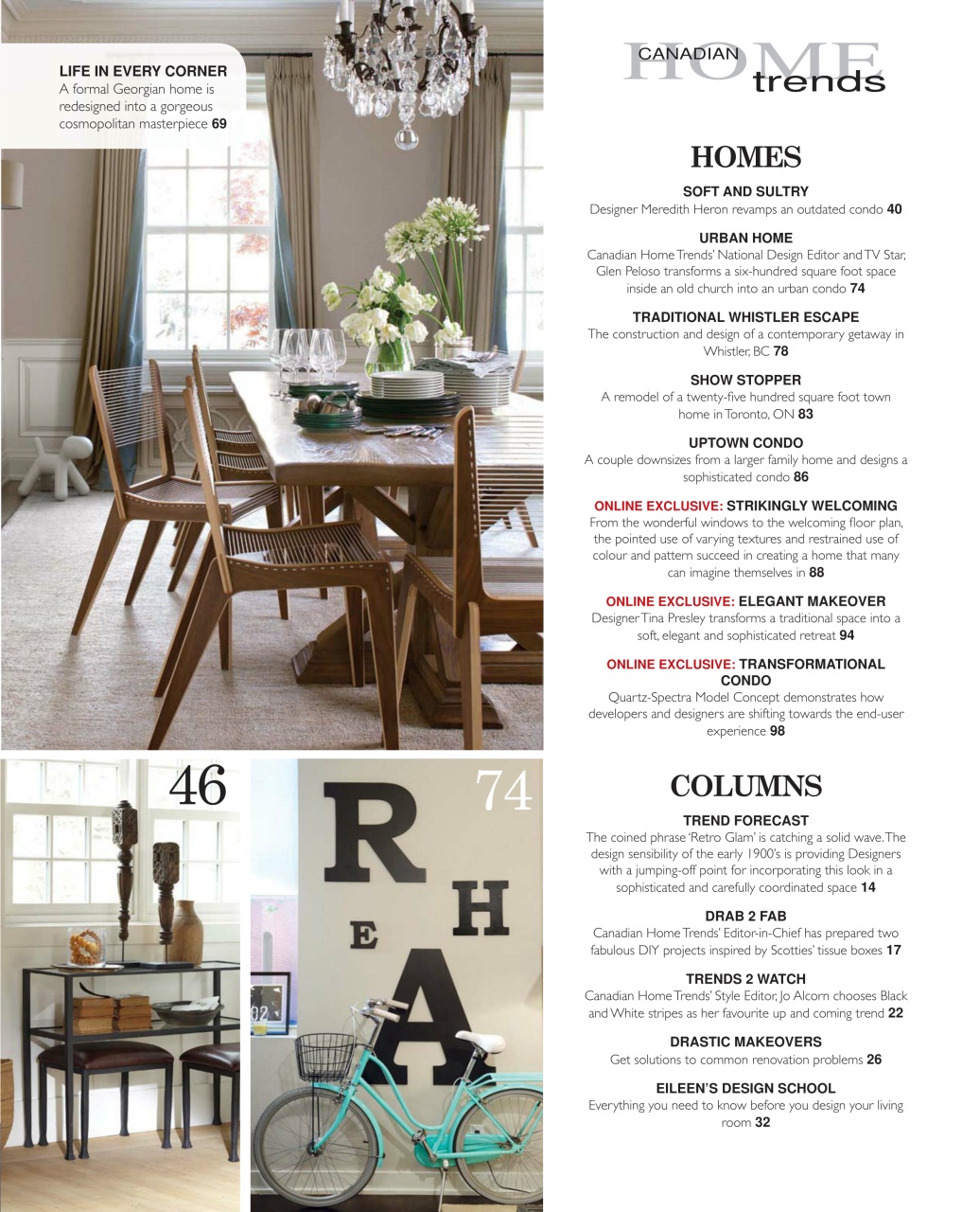 Canadian Home Trends Preview Pages