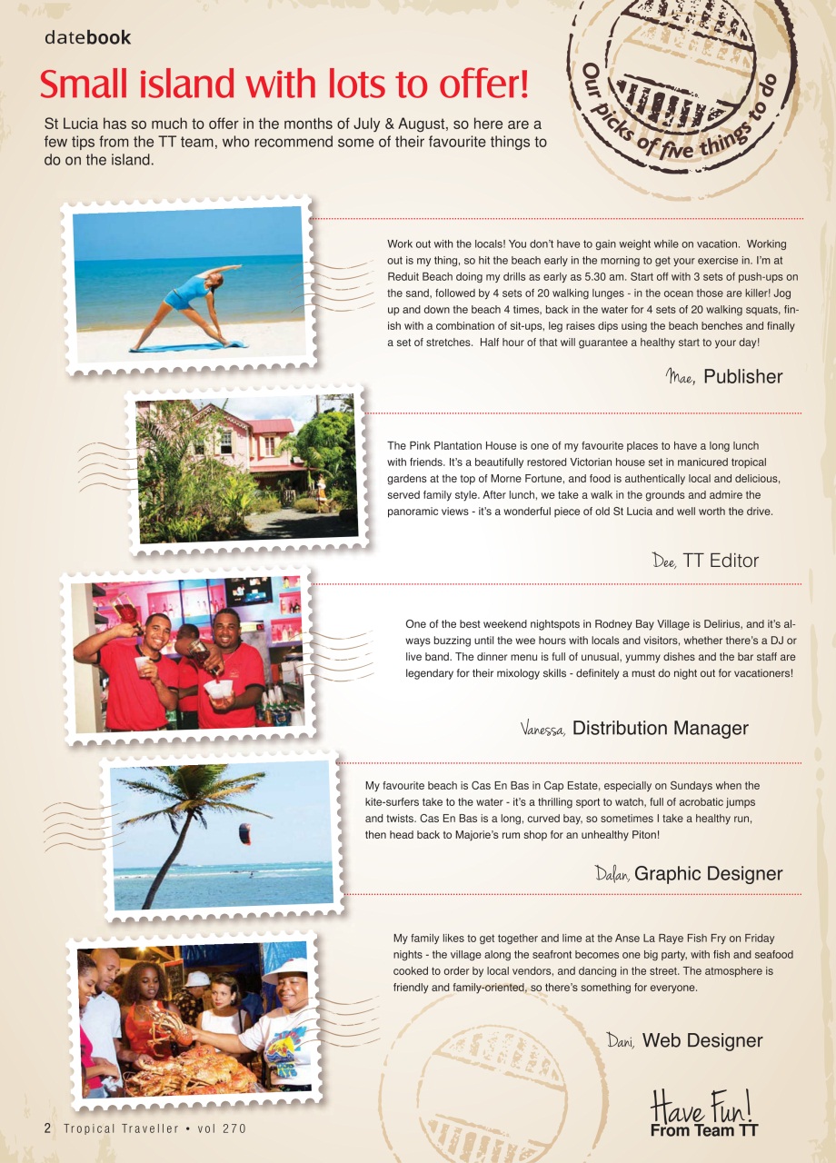 Tropical Traveller Preview Pages