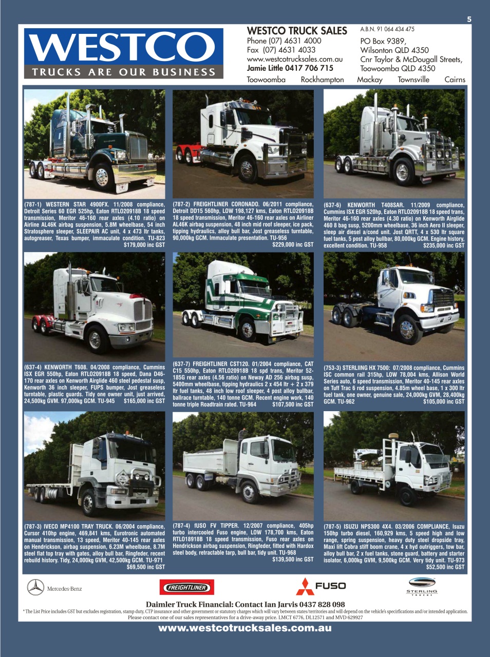 JUST TRUCKS Preview Pages