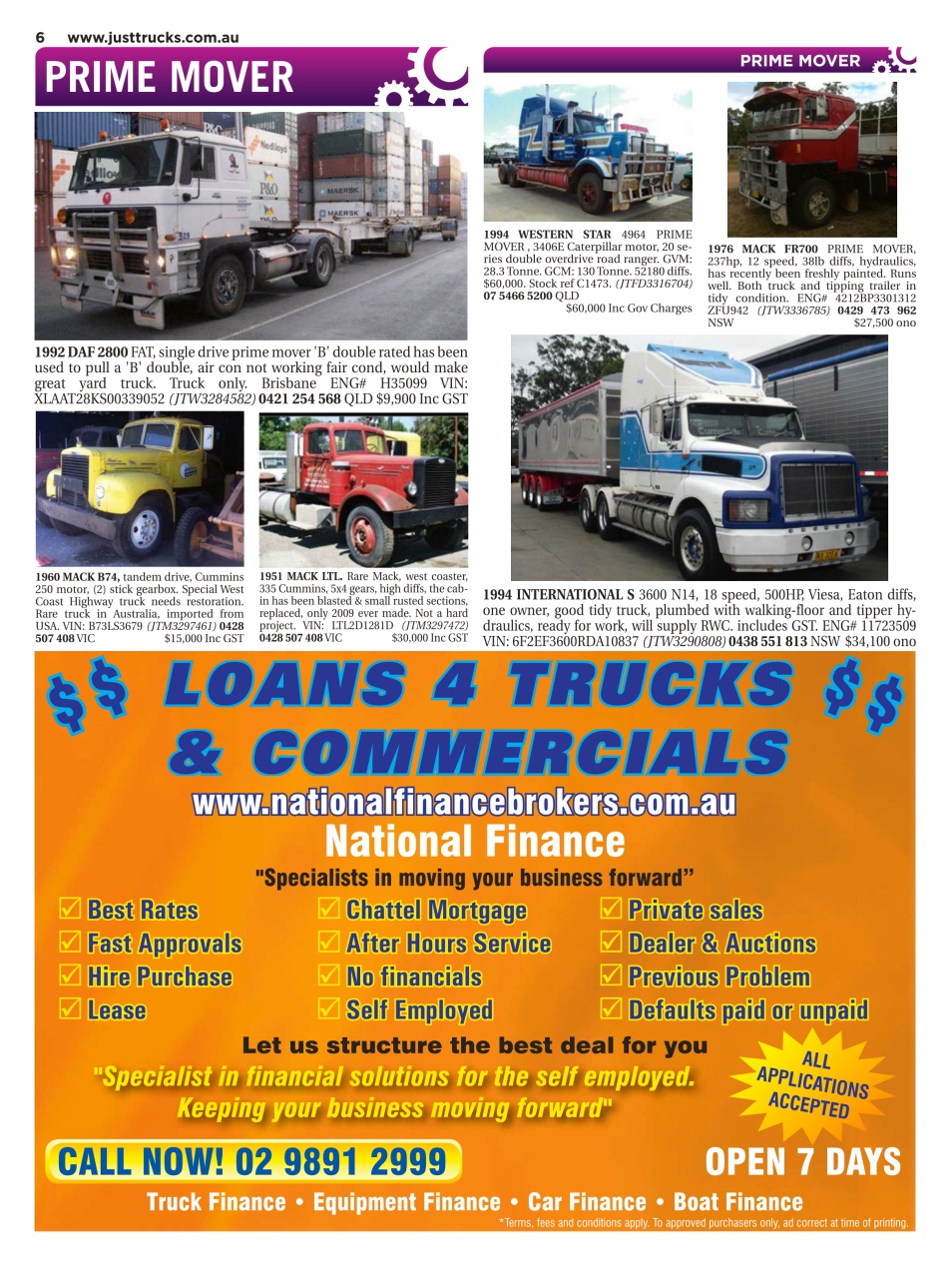 JUST TRUCKS Preview Pages