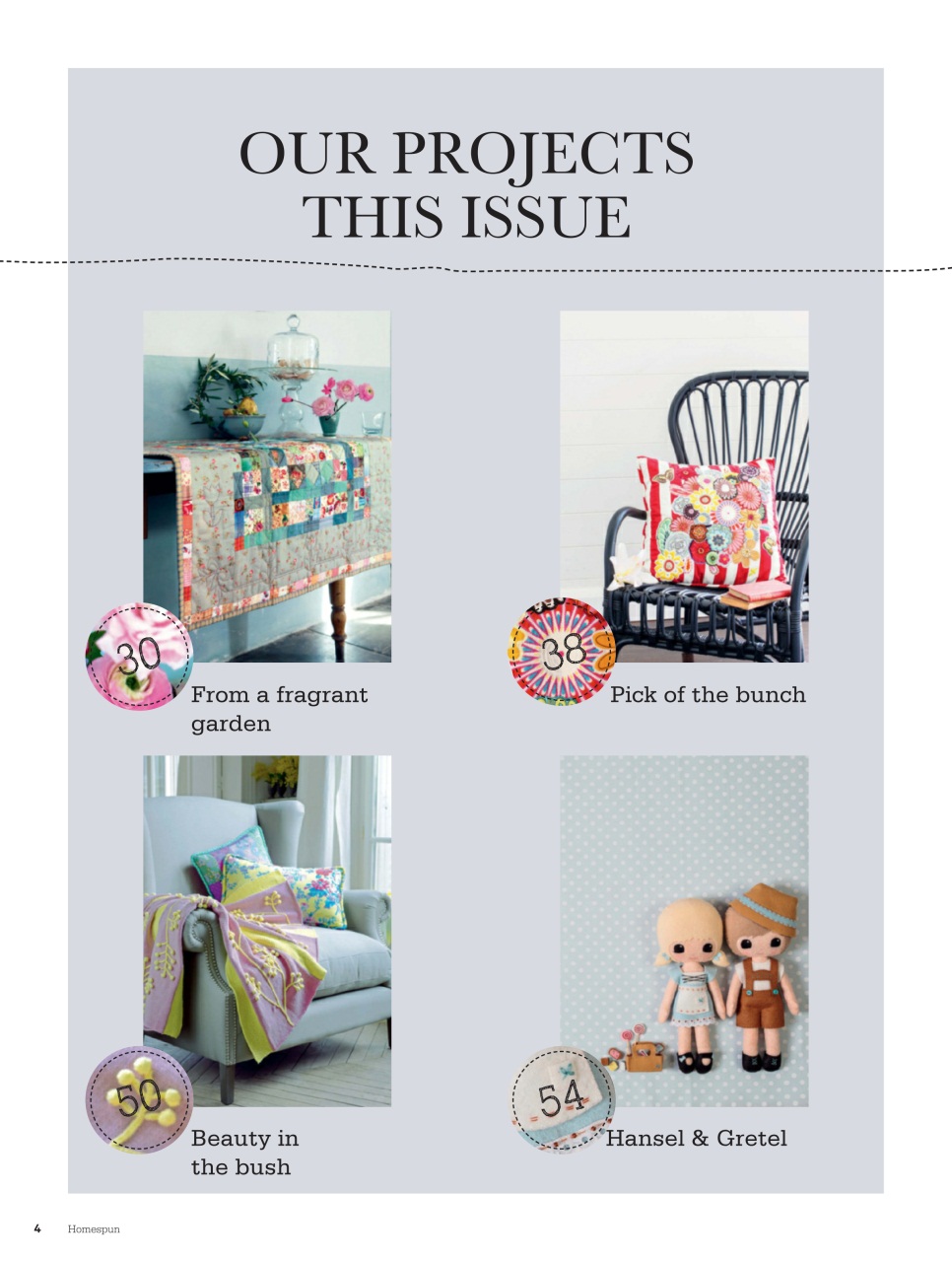 Homespun Preview Pages