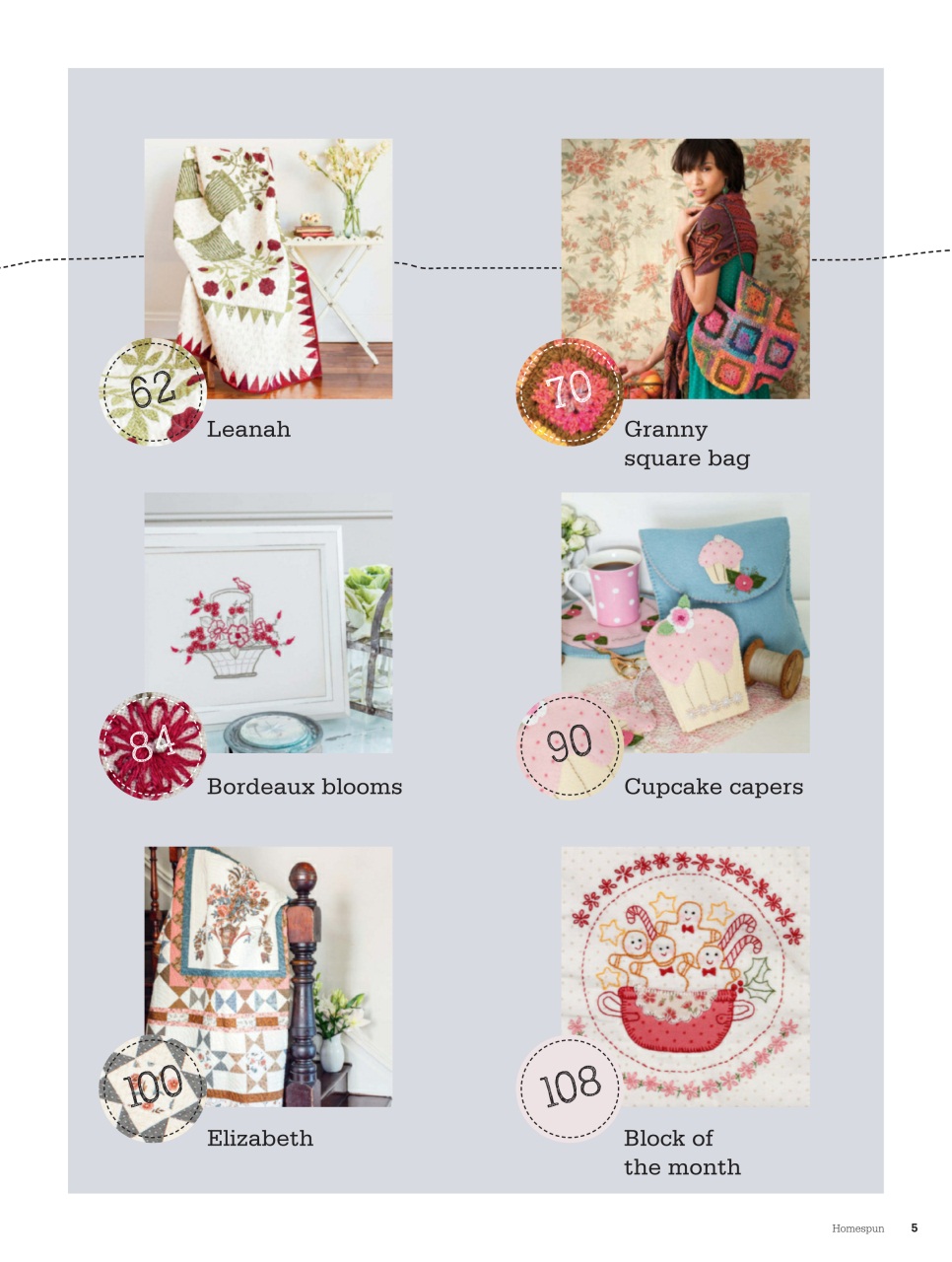 Homespun Preview Pages