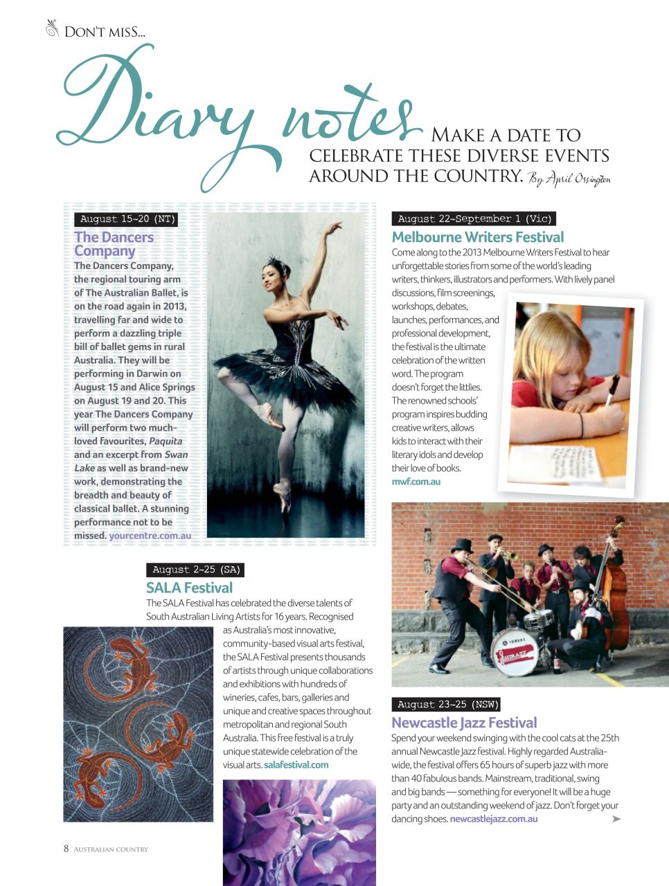 Australian Country Preview Pages