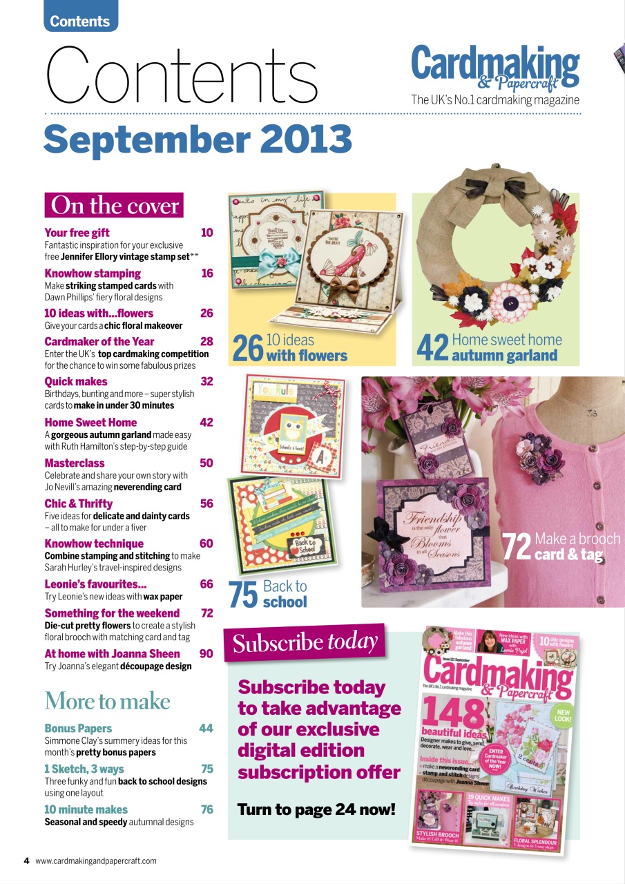Cardmaking & Papercraft Preview Pages