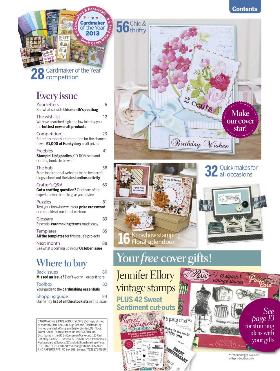 Cardmaking & Papercraft Preview Pages