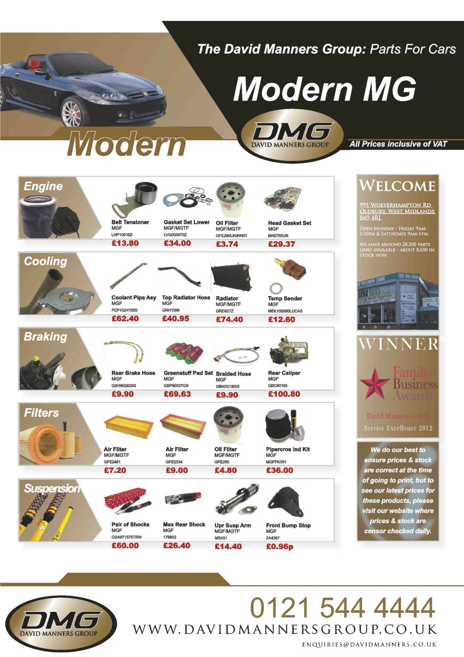 MG Enthusiast Preview Pages