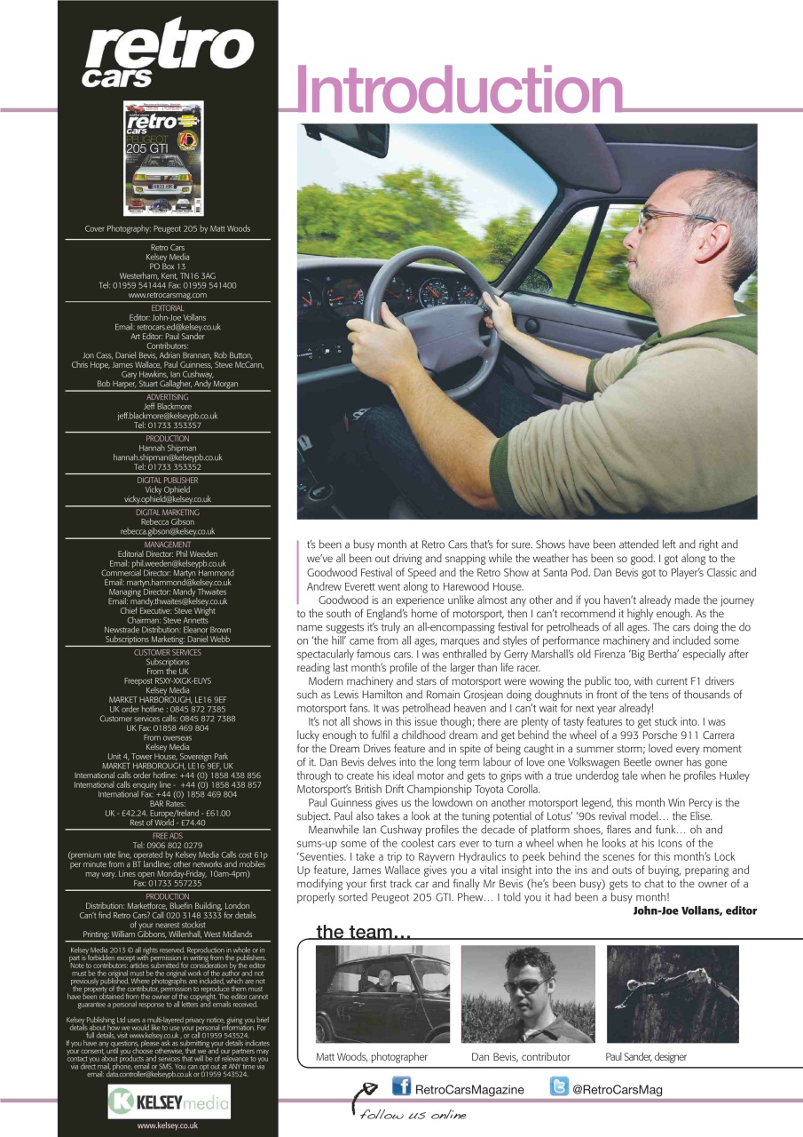 Retro Cars Preview Pages