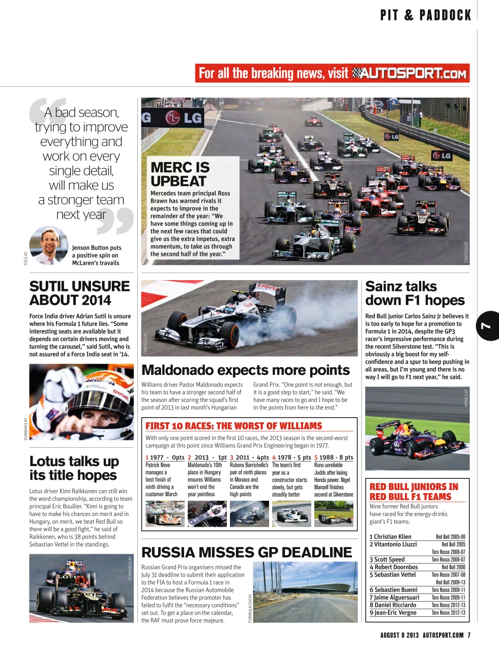 Autosport Preview Pages