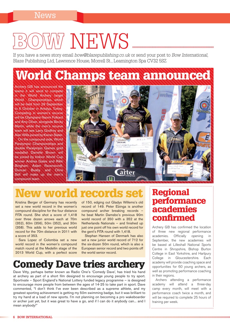 Bow International Preview Pages