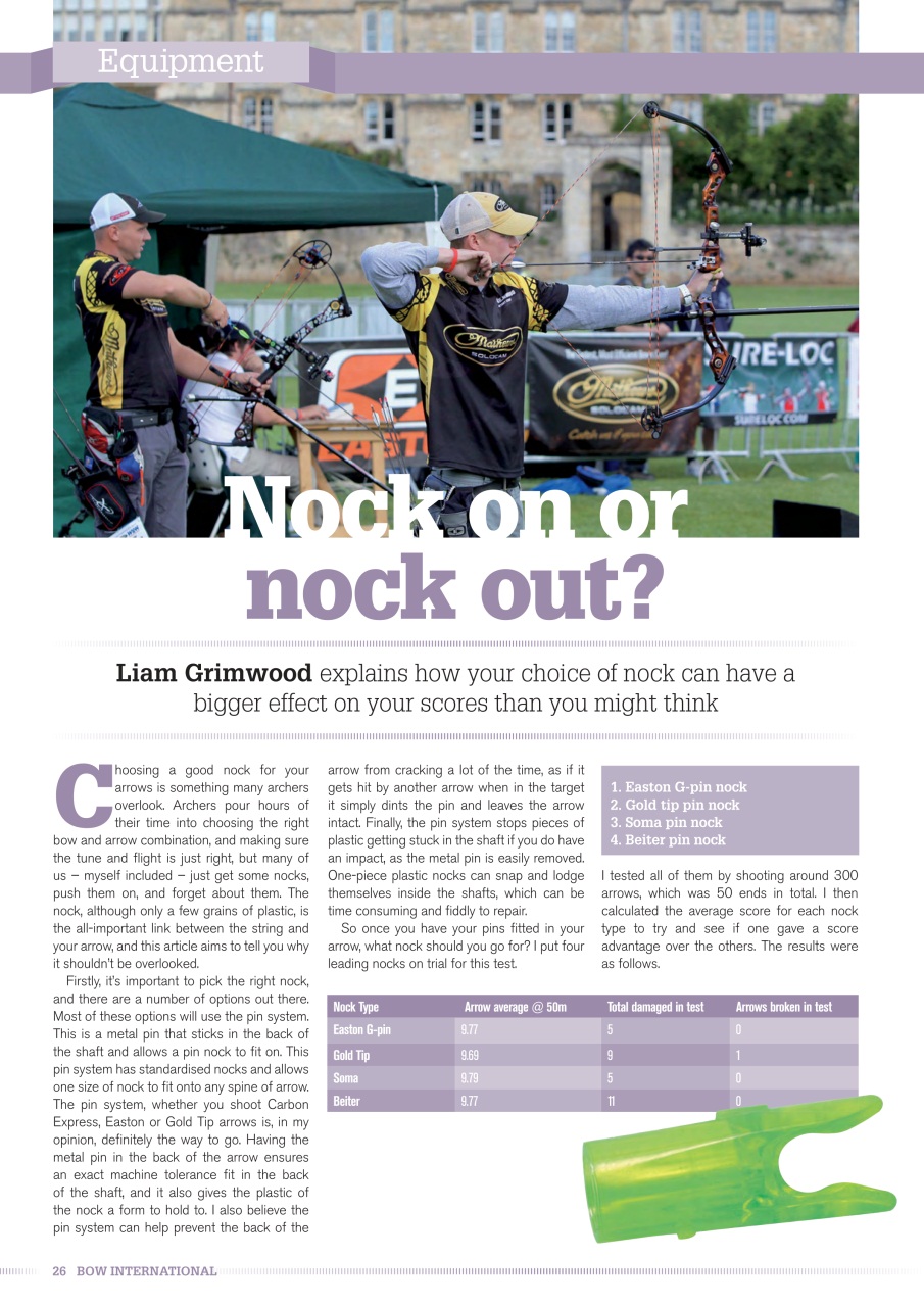 Bow International Preview Pages