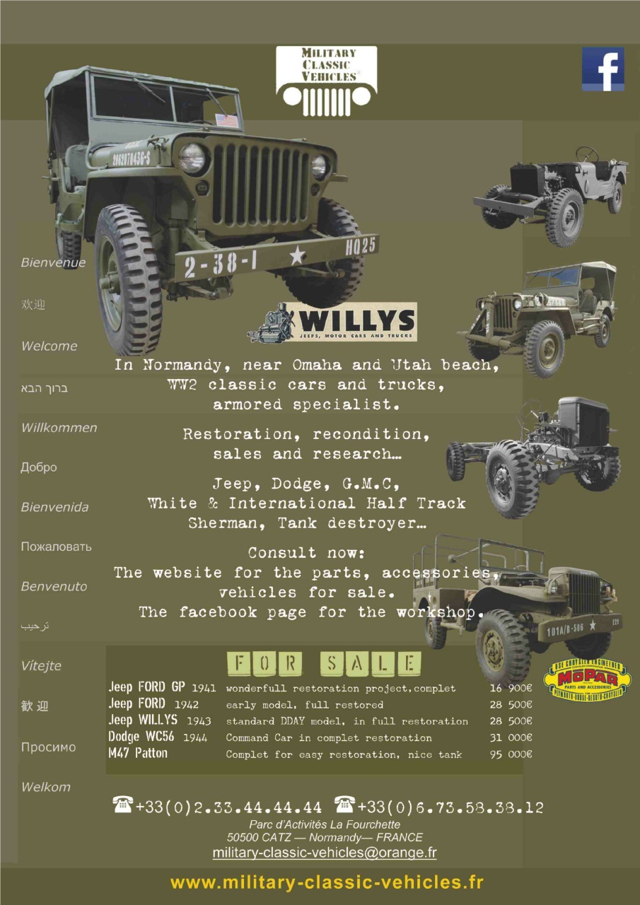 Classic Military Vehicle Preview Pages