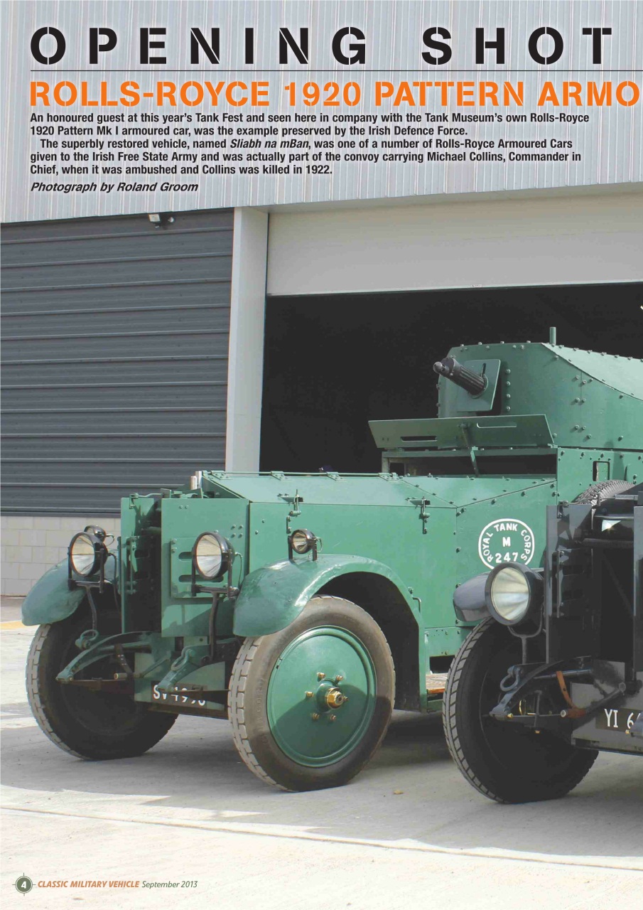 Classic Military Vehicle Preview Pages