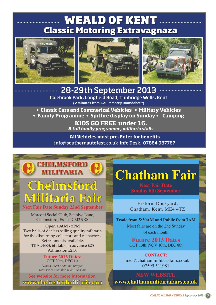 Classic Military Vehicle Preview Pages