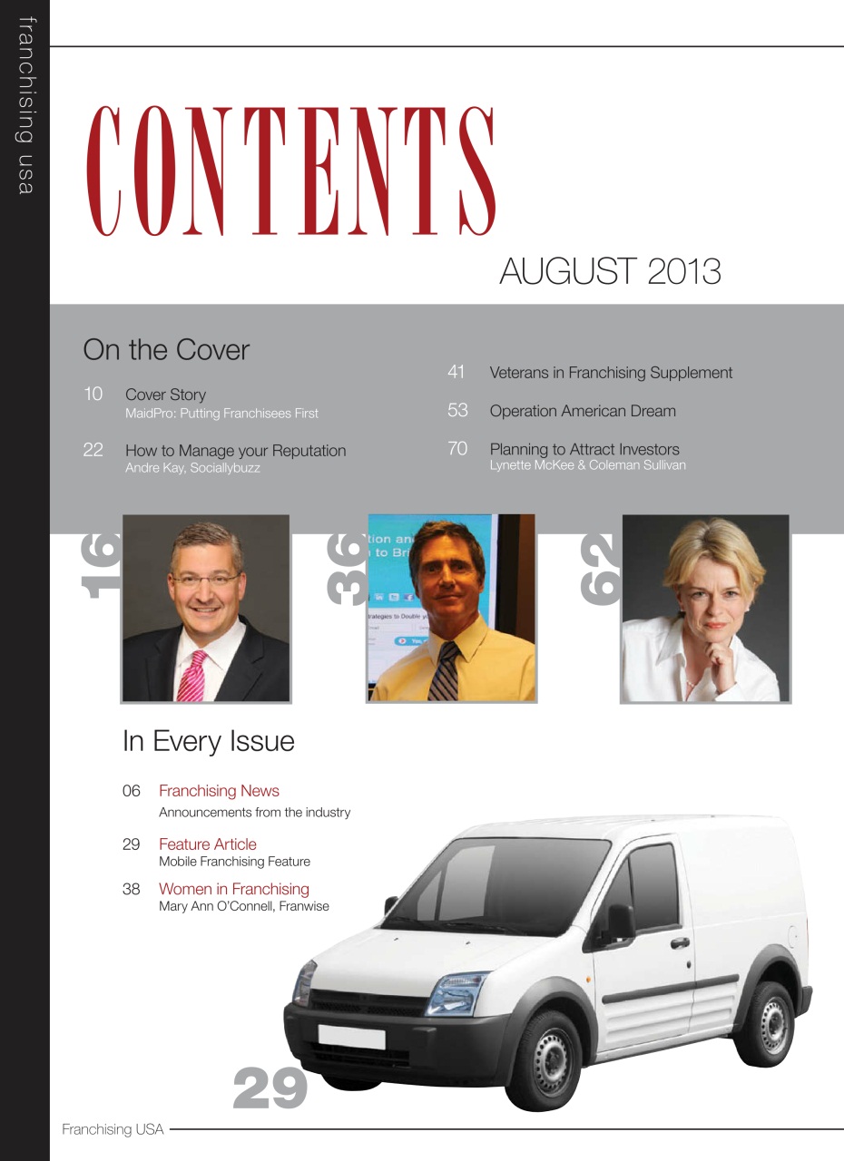 Franchising USA Preview Pages