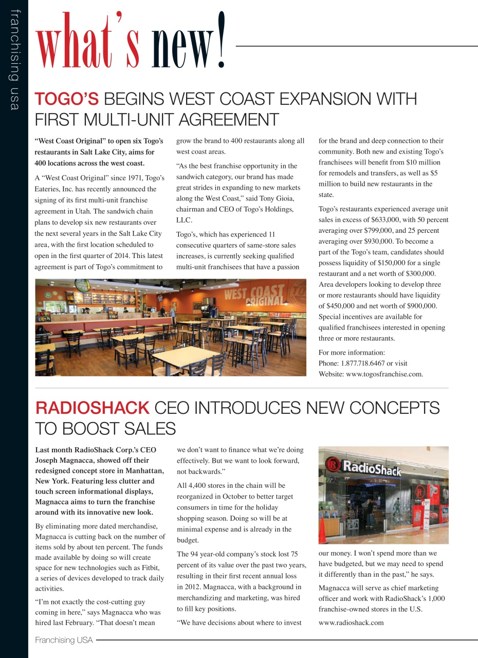 Franchising USA Preview Pages