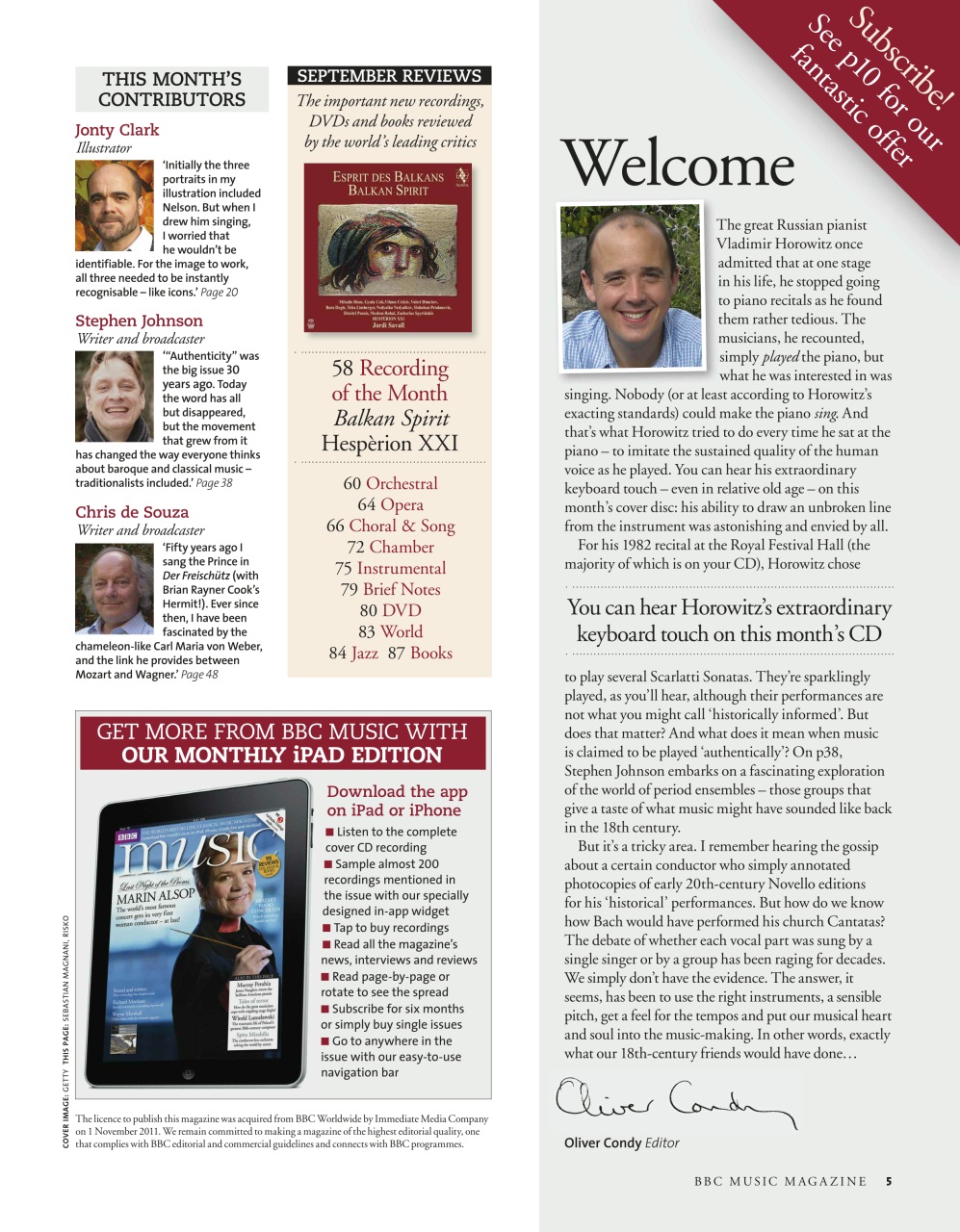 BBC Music Magazine Preview Pages