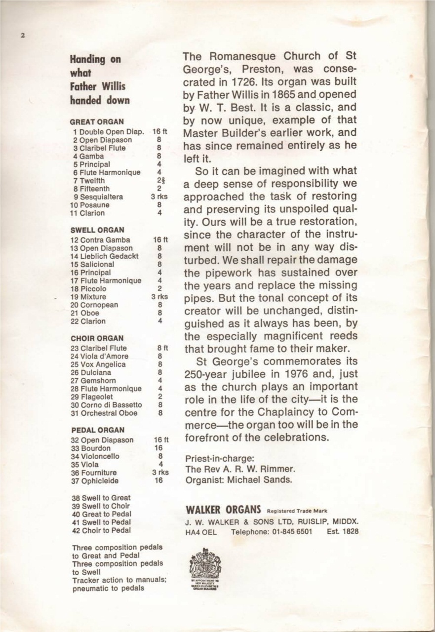 Organists' Review Preview Pages