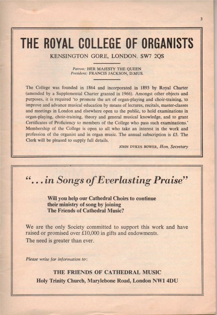 Organists' Review Preview Pages