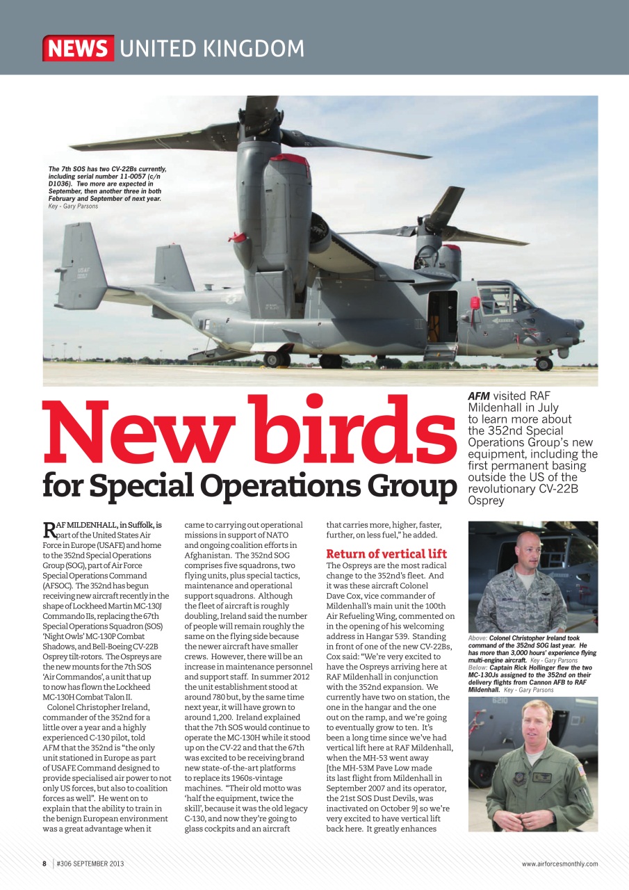 AirForces Monthly Preview Pages