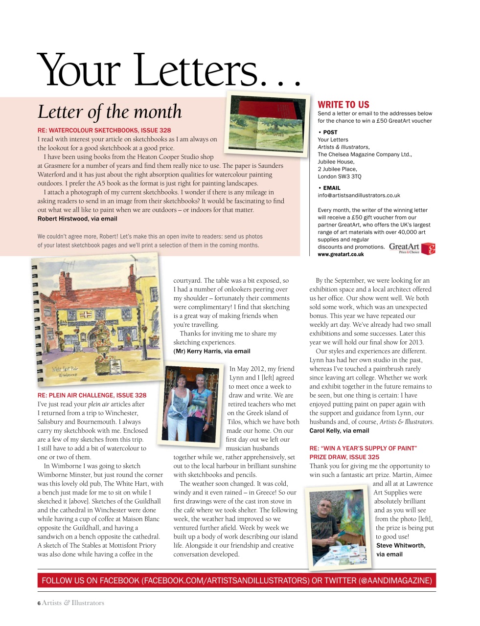 Artists & Illustrators Preview Pages