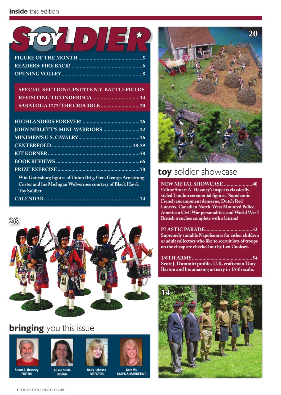 Toy Soldier & Model Figure Preview Pages