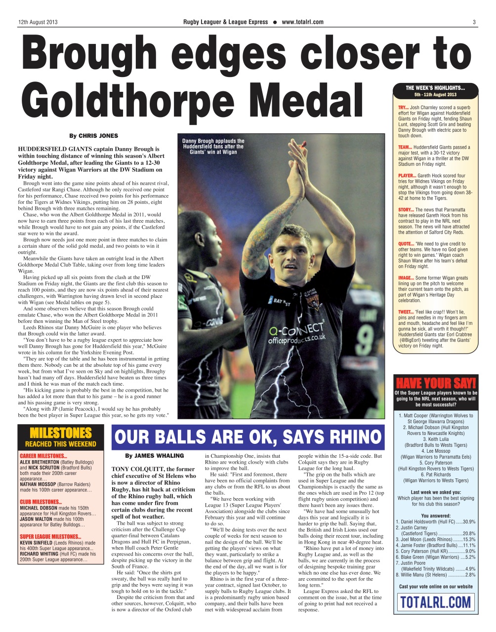 League Express Preview Pages