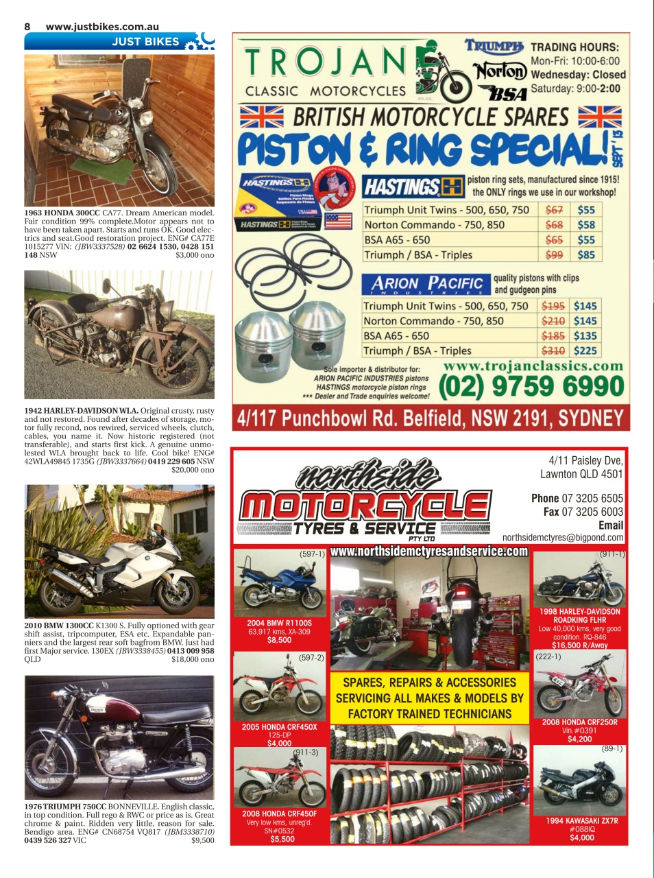 JUST BIKES Preview Pages