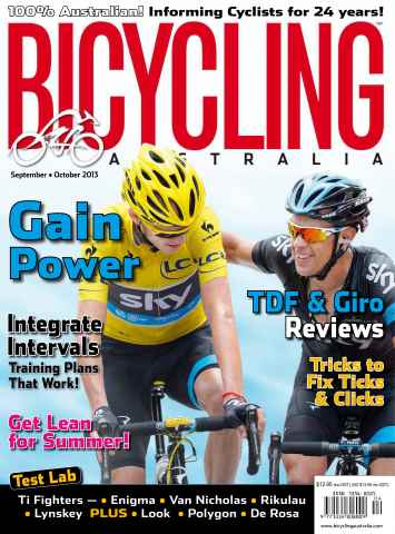 Bicycling Australia issue September October 2013