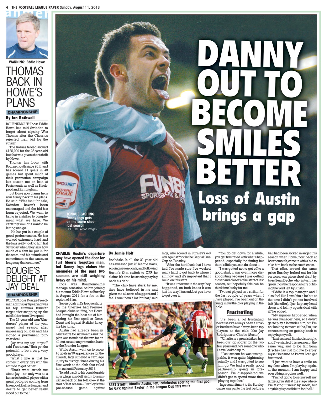 The Football League Paper Preview Pages