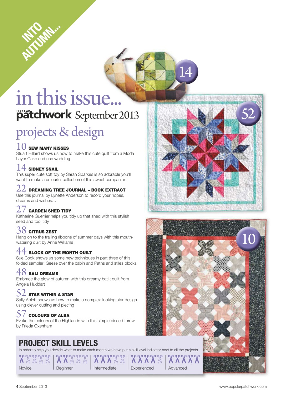 Popular Patchwork Magazine Preview Pages
