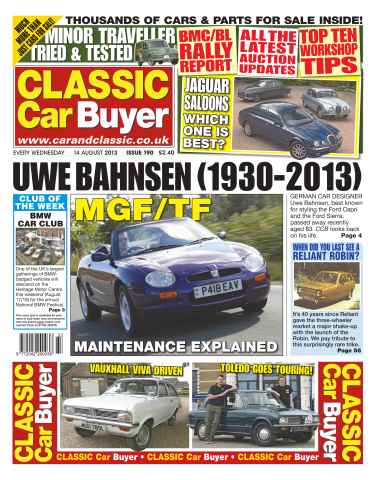 Classic Car Buyer issue Classic Car Buyer August 14 2013