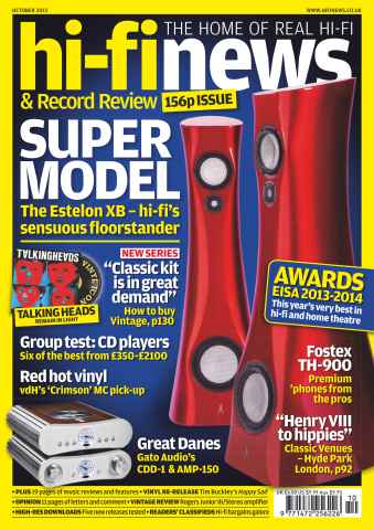 Hi-Fi News issue October 2013