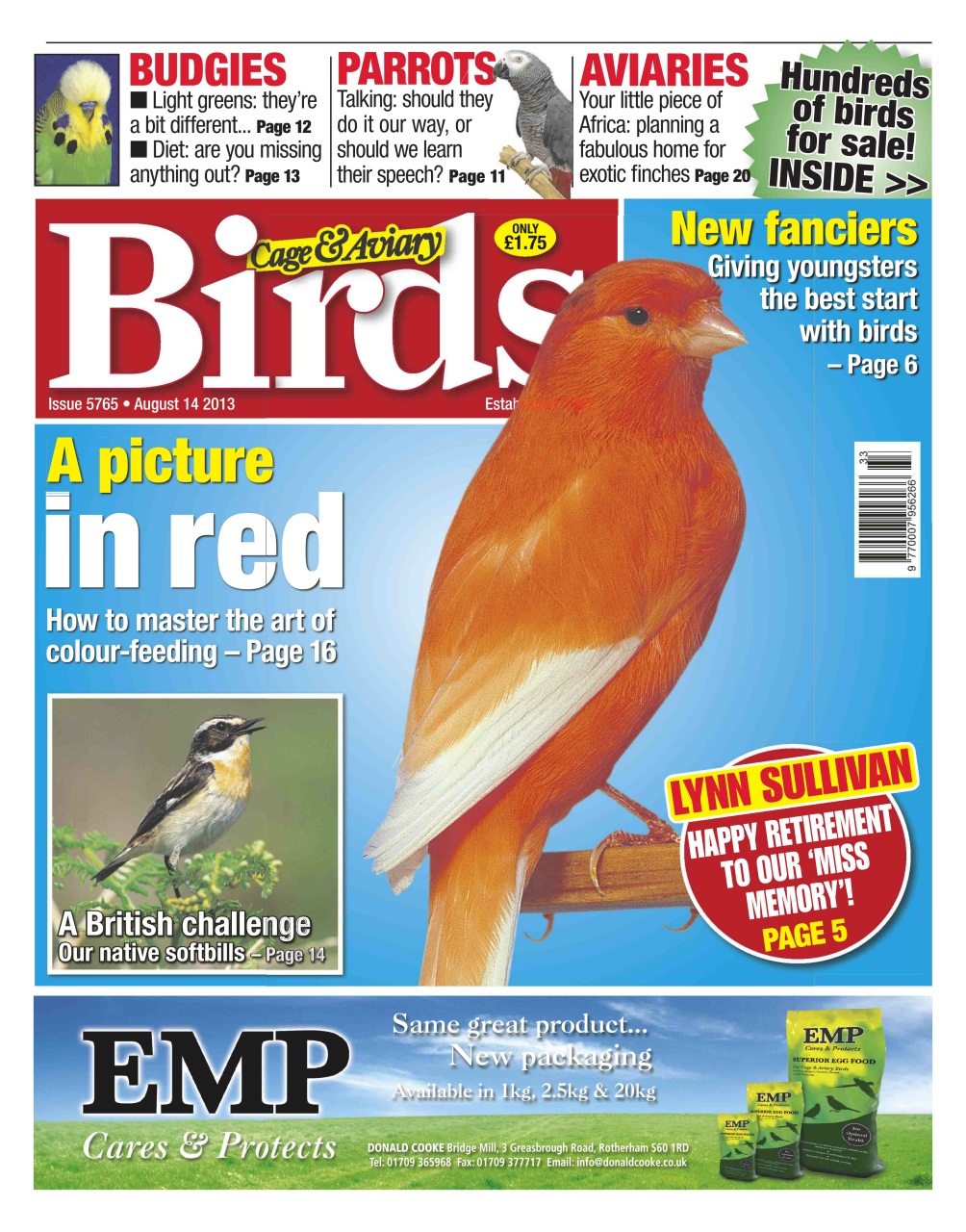 Cage & Aviary Birds Preview Pages