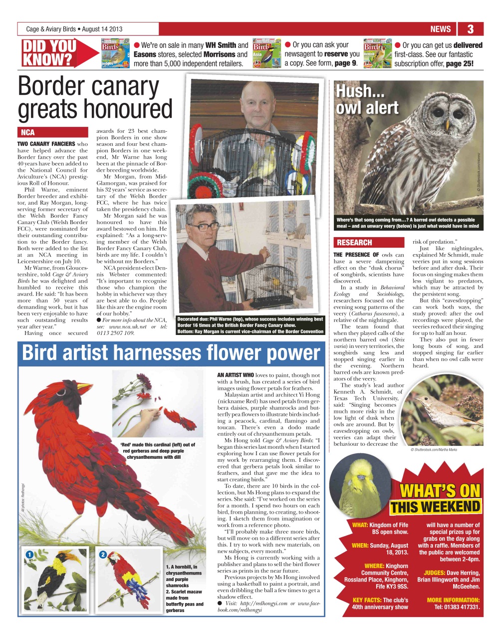 Cage & Aviary Birds Preview Pages