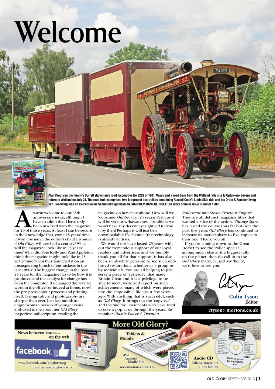 Old Glory Magazine Preview Pages