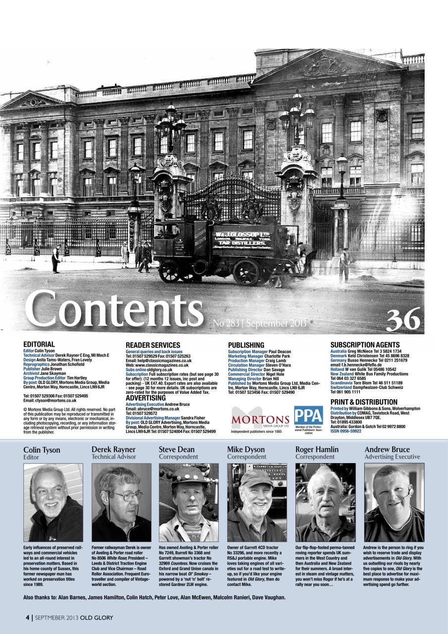 Old Glory Magazine Preview Pages